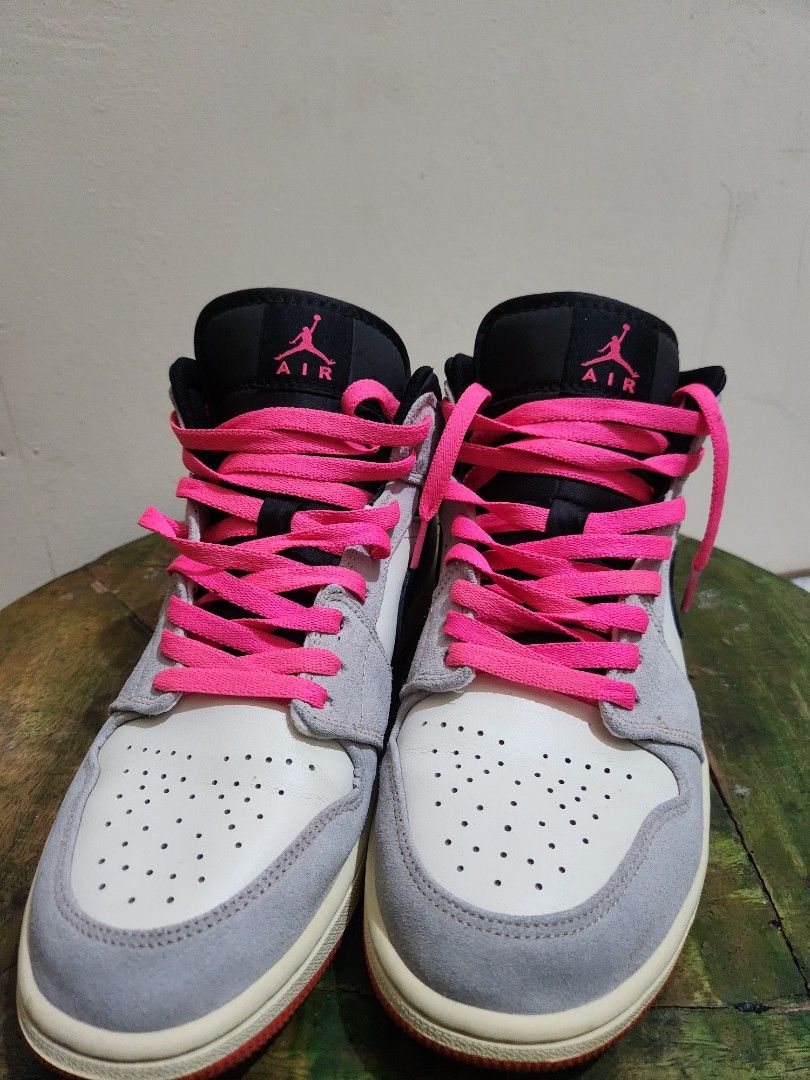 Air jordan 1 mid store se crimson tint pink