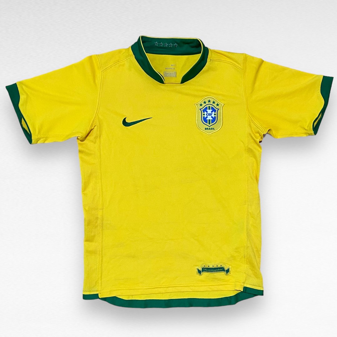 Nike Brasil Soccer Jersey, Men's Fashion, Tops & Sets, Tshirts & Polo