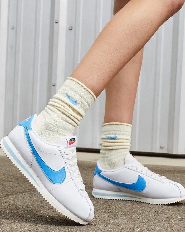 Nike Cortez Womens White University Blue