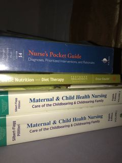 NURSING TEXTBOOKS (Maternal & Child Health Nursing Vol 1&2, NANDA, Nutrition Textbooks)