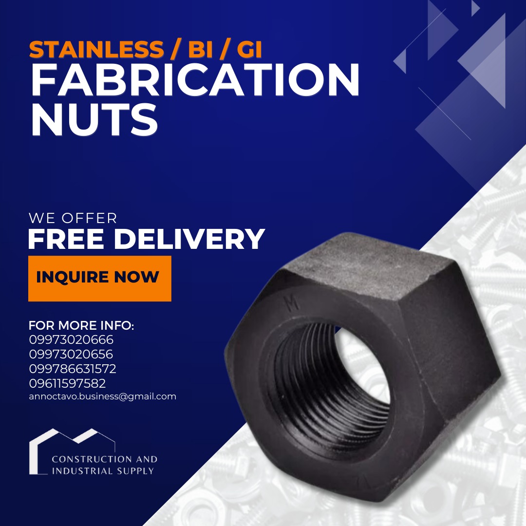 Nuts Fabrication Washer Nut Manufacturing Nut Welding Nut