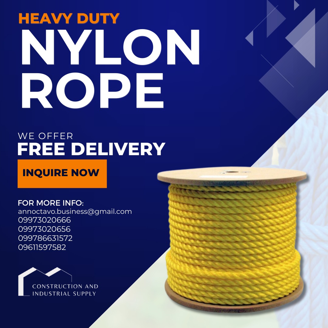 Nylon Rope Heavy Duty Rope Polyester Rope White Rope Camping