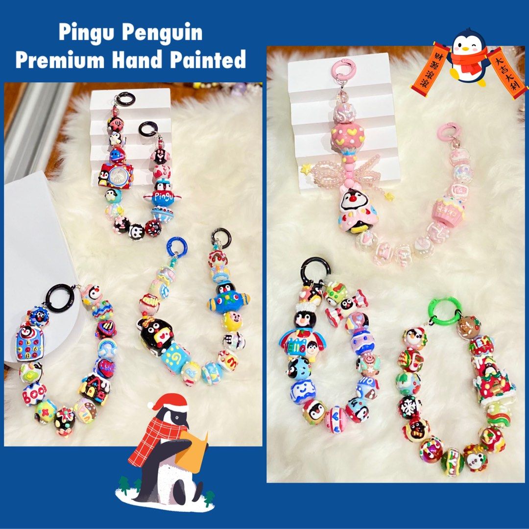 Penguin phone charm clearance