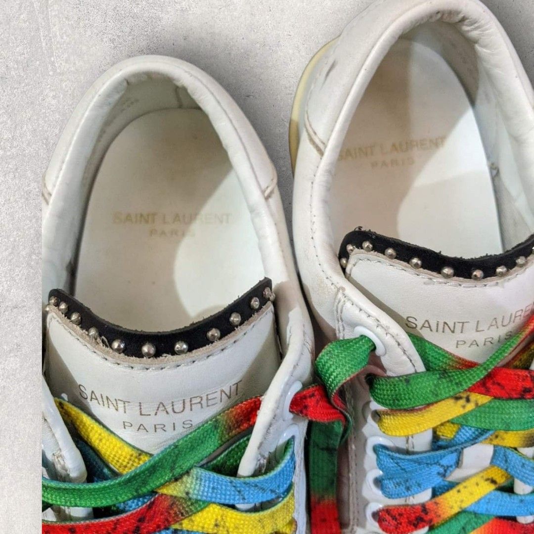 Saint laurent discount rainbow sneakers