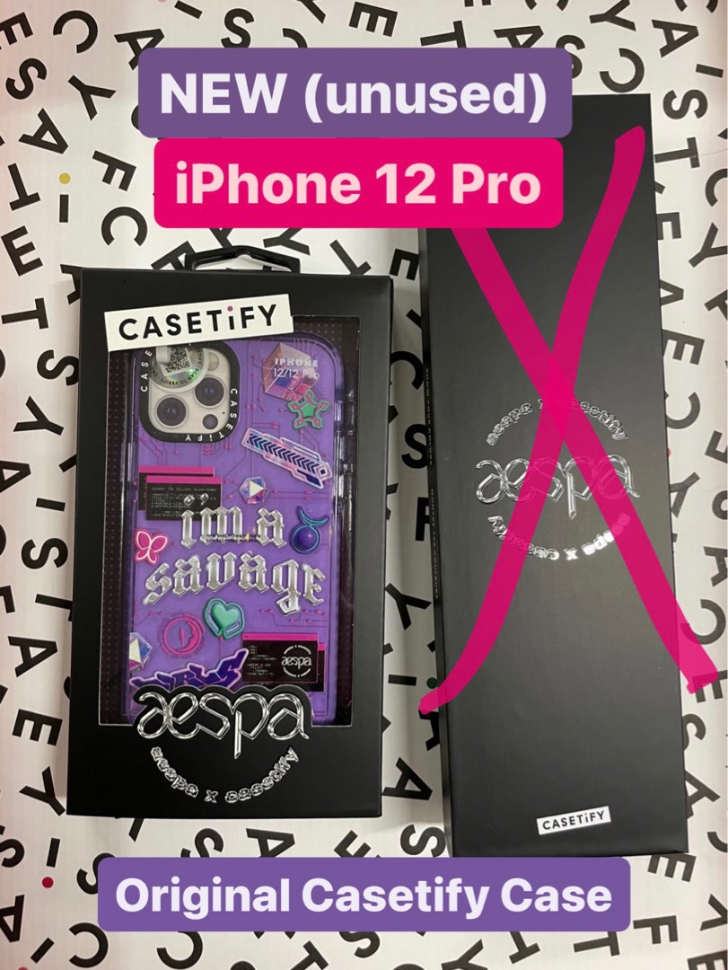 Original aespa x Casetify iPhone 12 Pro Phone Case, Mobile Phones