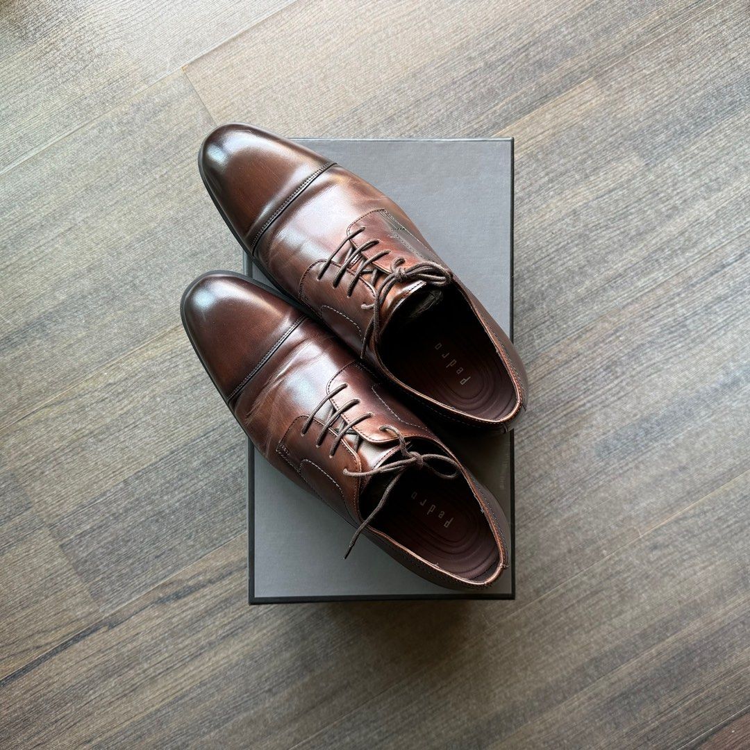 Mens cap toe shoes top