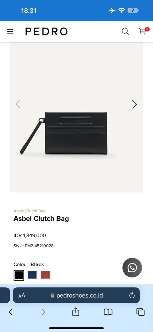 Asbel Clutch Bag - PEDRO International