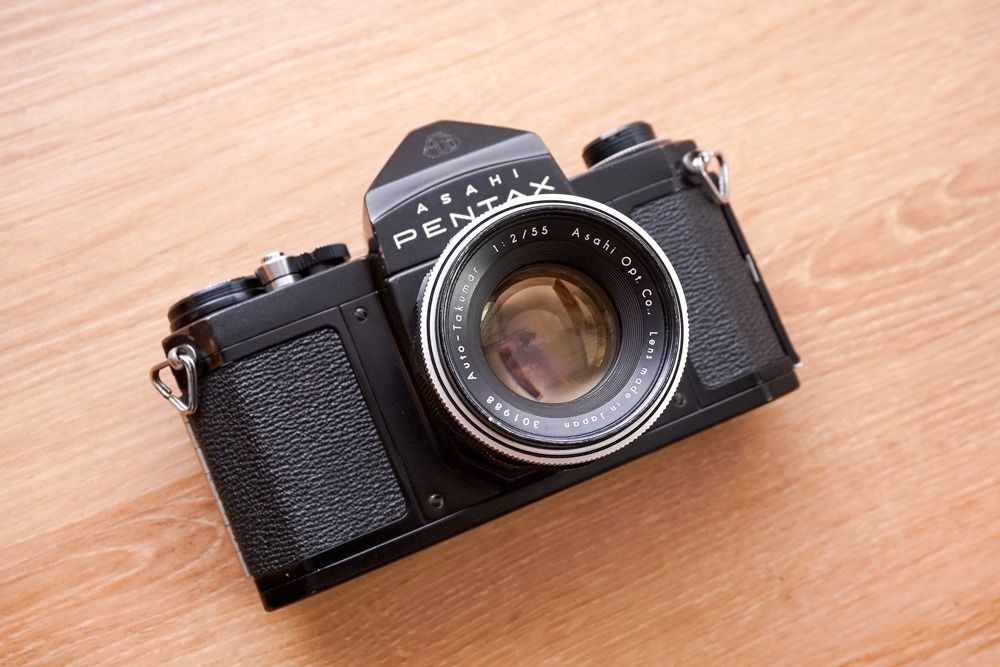 Pentax S2 + 55mm f2 fully mechanical SLR film camera set, Photography