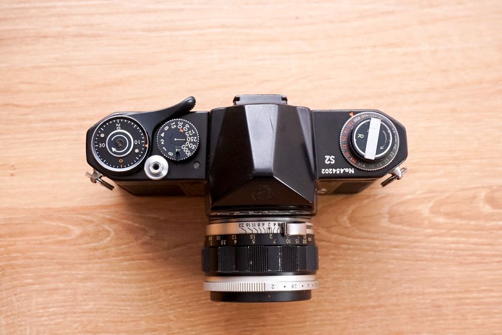 Pentax S2 + 55mm f2 fully mechanical SLR film camera set, Photography