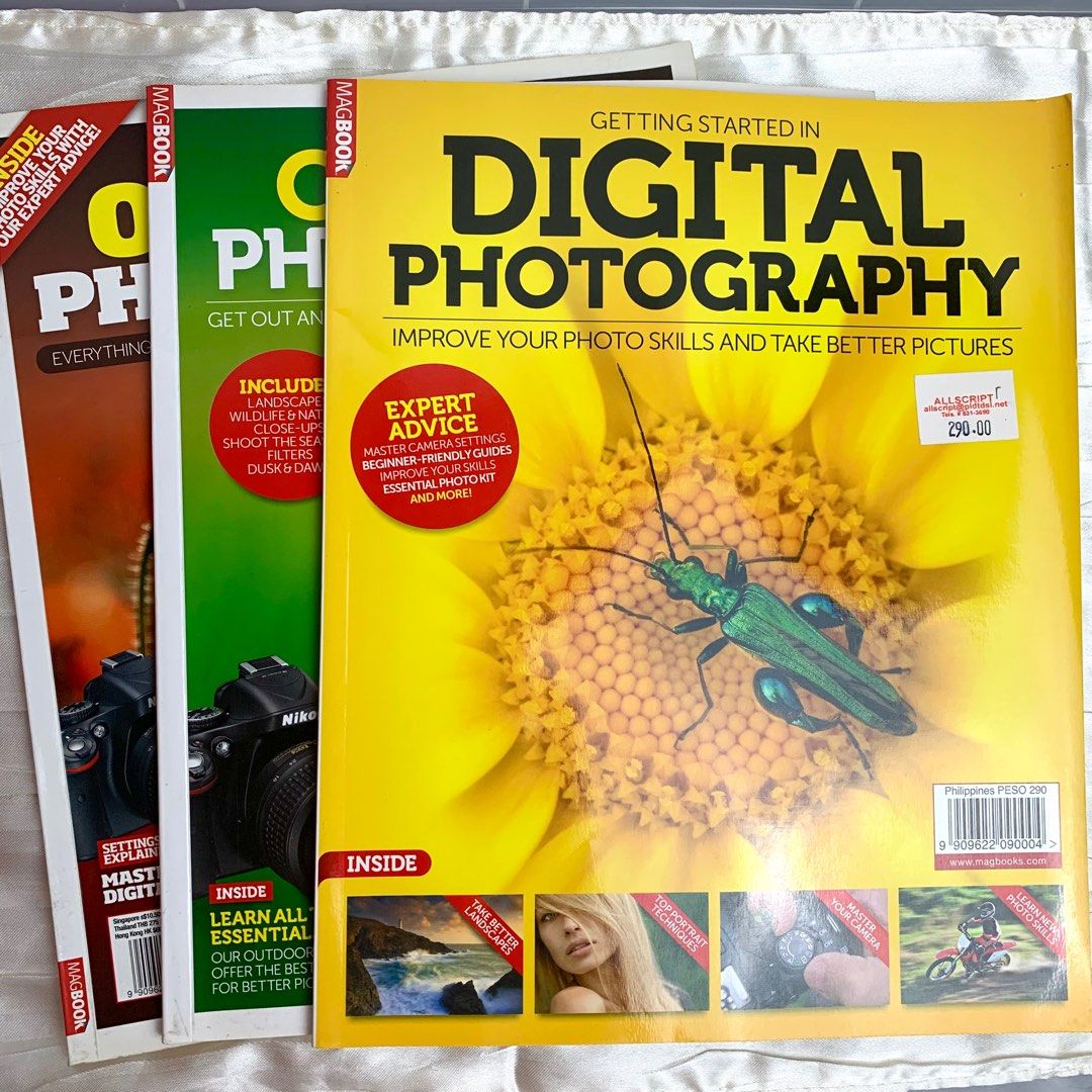 ❤️Photography❤️ Magazines with FREE Reader’s Digest (Category: Magazines) located in Quezon City. Submitted by tflquezoncity (Listing ID 1260472375, Image 1). Description: Moving out sale! Last chance to buy ❤️₱400 ❤️ You’re getting (3) professional photography guides with (2) FREE Reader’s Digest limited edition! .