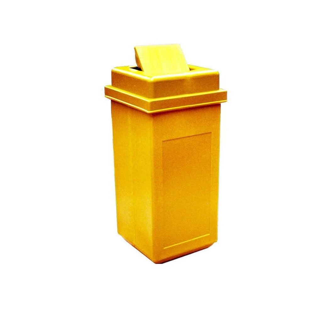 Plastic Trash Bin Swing Top Bin 85L Color Yellow (Category: Waste Bins & Bags) located in Valenzuela. Submitted by lucyulo (Listing ID 1260395365, Image 1). Description: Plastic Trash Bin Swing Top Bin 85L Color Yellow ₱1,583 Swing Top Bin 85L 5 Colors Available Size: 39x39x81cm - Good For Waste Segregation - Good For Indoor and Outdoor DENR approved design For trash segregation Durable design UV resistant Impact resistant Flame resistant For ind
