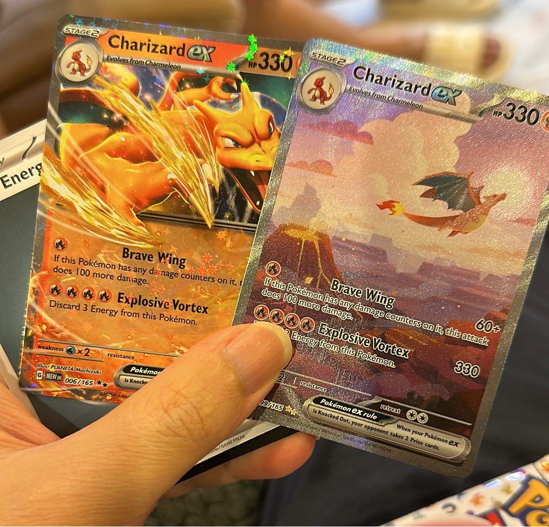 Charizard ex (199/165), Busca de Cards