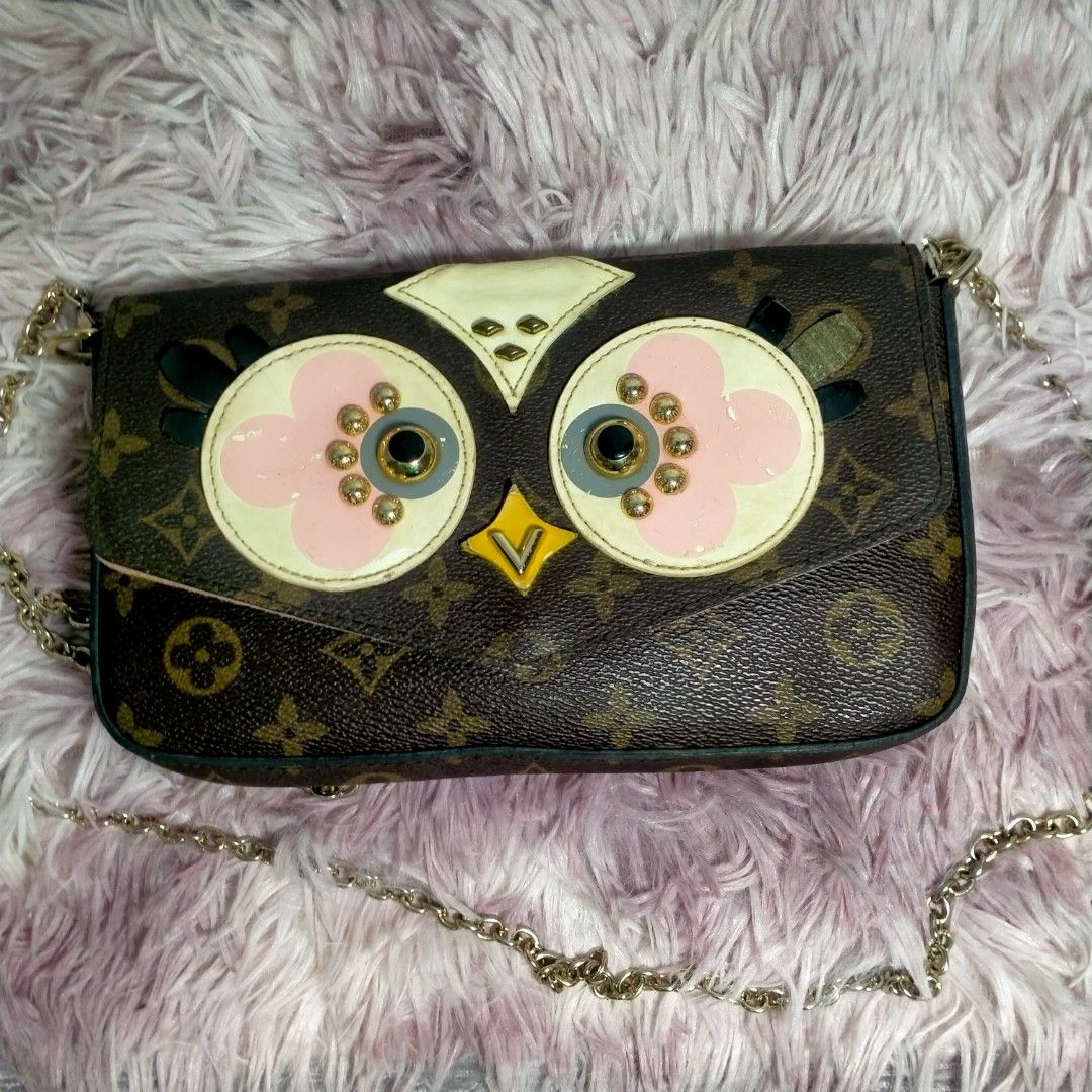 Lv sling owl, Women's Fashion, Bags & Wallets, Purses & Pouches on Carousell