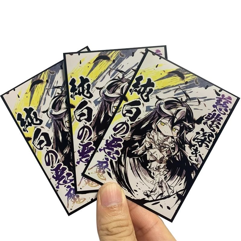 albedo card sleeves Ainz & Albedo Card Sleeves – Janken Collectibles main image 1