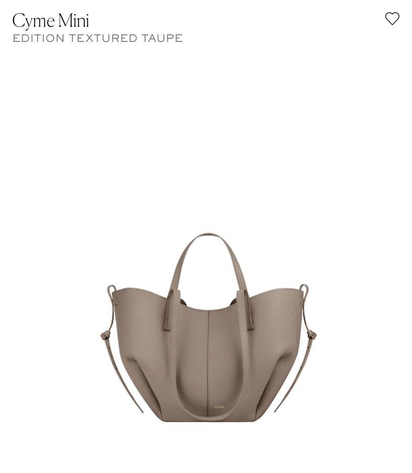 Polene UN NANO in TAUPE, Luxury, Bags & Wallets on Carousell