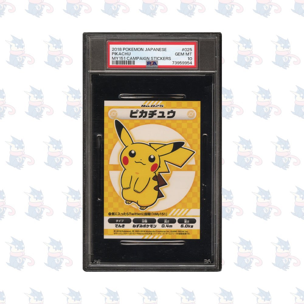 2018 Pokemon Japanese MY151 Campaign Stickers #084 Doduo PSA 6