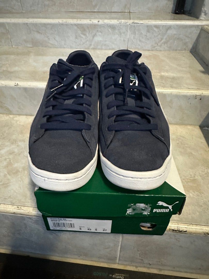 Puma best sale navy shoes