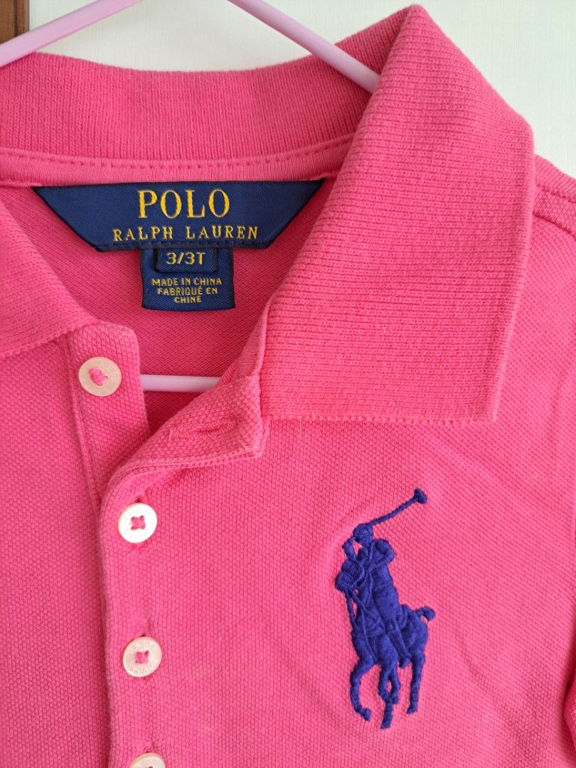 Ralph Lauren Polo Shirt Ralph Lauren 女童短袖Polo裇Size:4T, 兒童