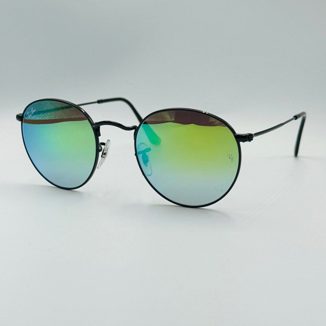 Green gradient flash ray ban deals