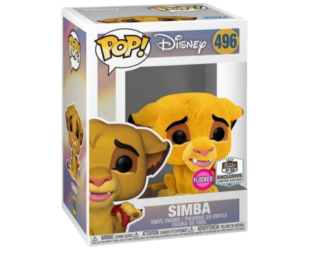 Flocked lion king funko pop discount