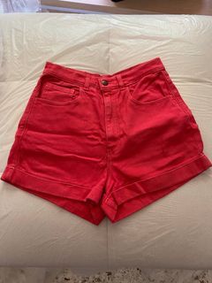 Cheap clearance red shorts