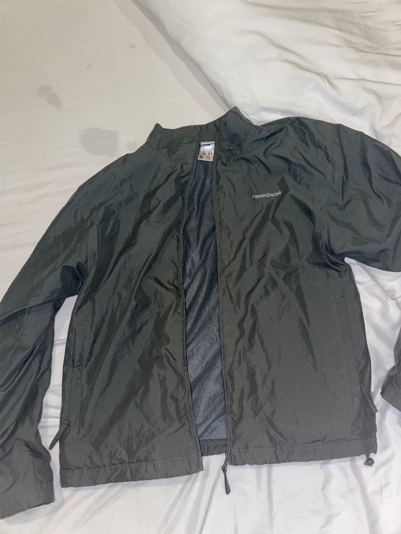 Reebok sales leather jacket