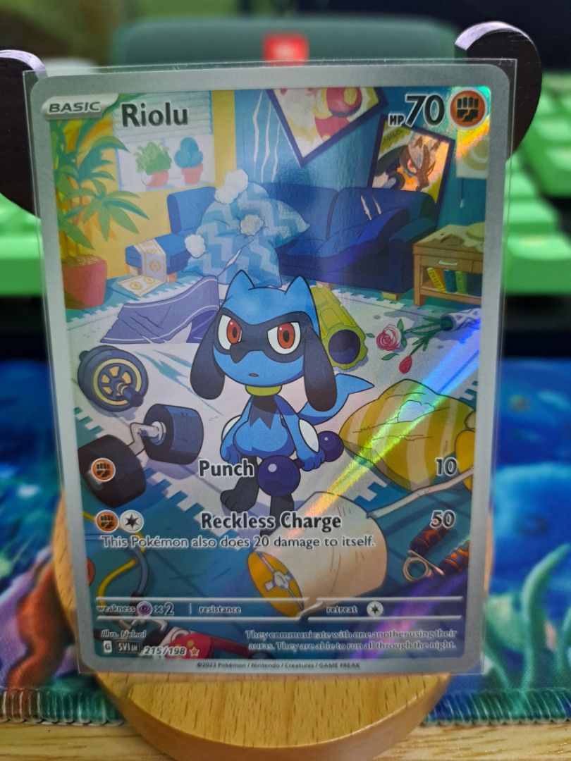 Riolu (Illustration Rare) - Scarlet & Violet Base Set, Hobbies & Toys ...