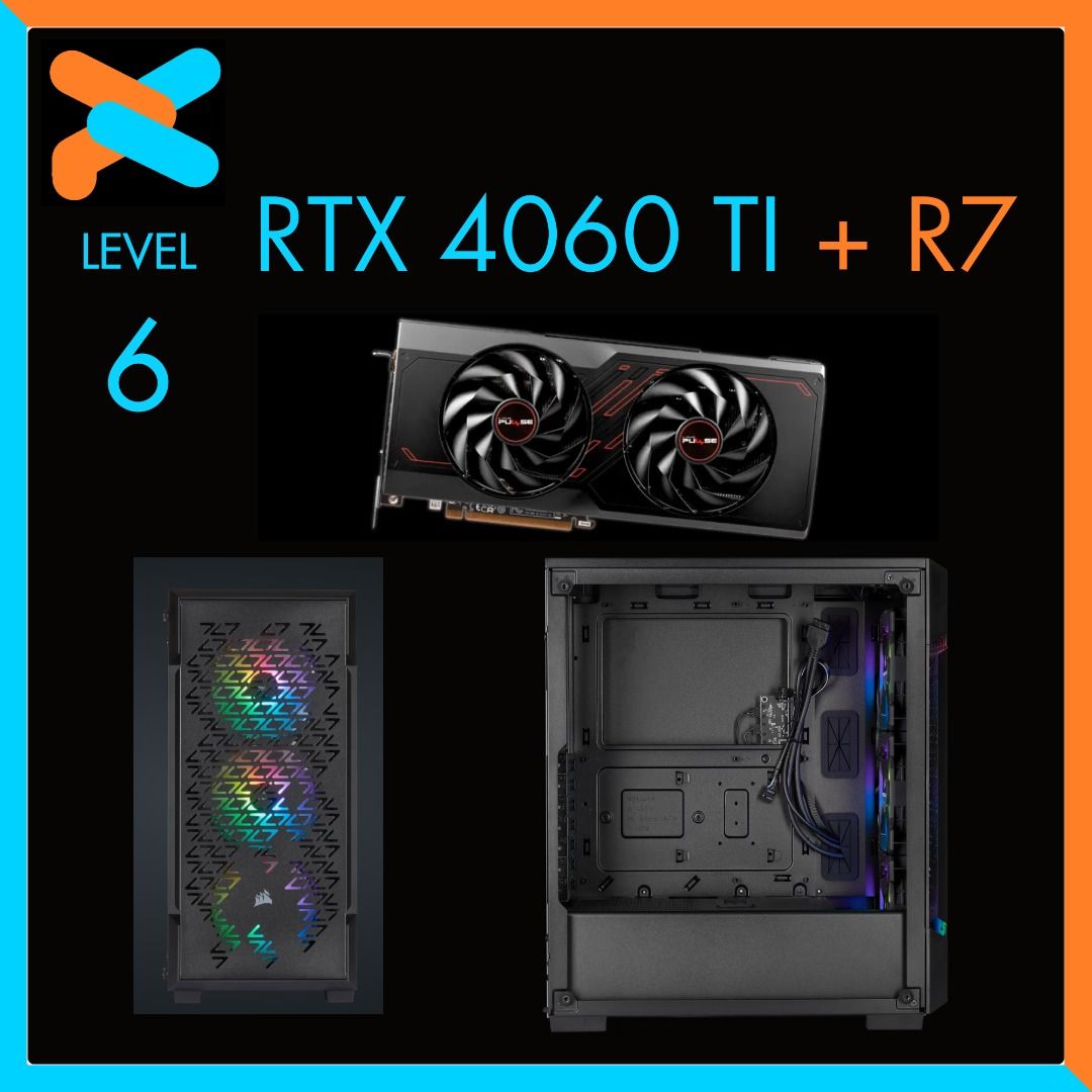 RX 7700XT STARFIELD GAMING PC RYZEN 5600 + RX 7700 XT Graphics Card GPU ...