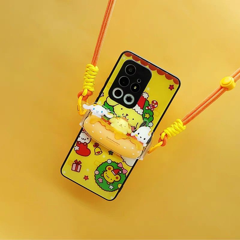 [SANRIO X TOPTOY] SANRIO CHARACTERS HOT DOG PHONE HOLDER WITH PHONE