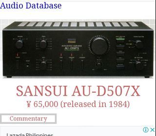 Sansui integrated amplifier