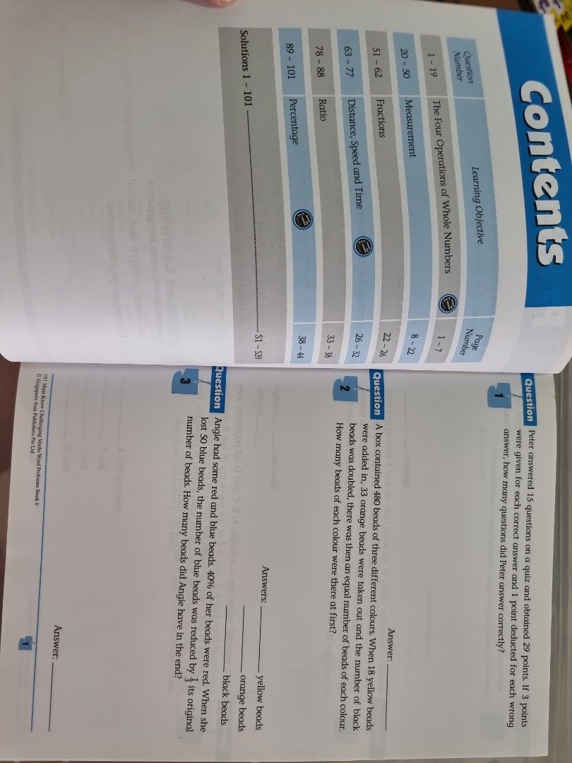 SAP education 101 must-know challenging maths word problems book 6 ...