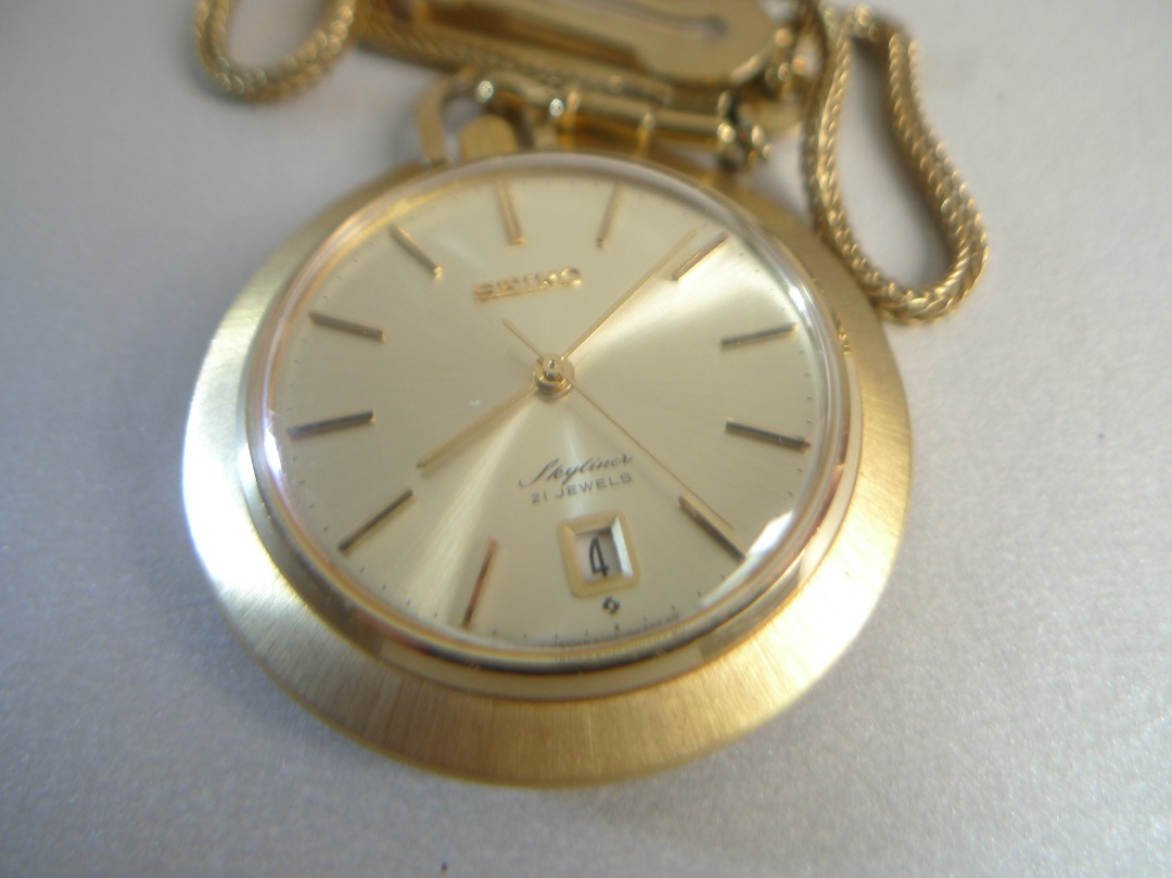 SEIKO SKYLINER MECHANICAL POCKET WATCH Men s Fashion Watches