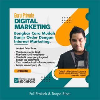 SIMPEL DAN MUDAH! 0822-7938-3010 Trainer Internet Digital  Marketing Tulang Bawang Lampung