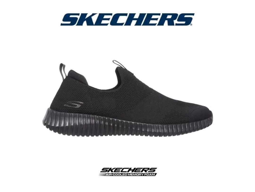 Skechers elite flex black sales