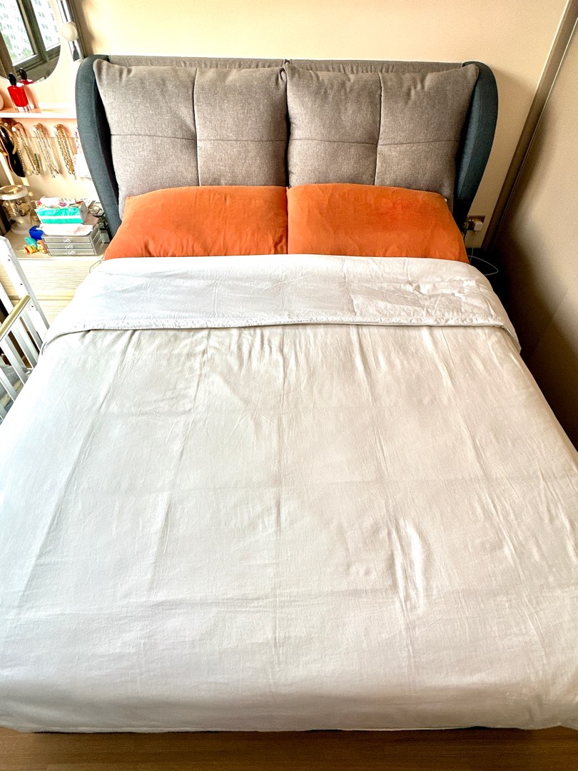 Spinal Perfect King Koil Mattress (Queen Size) with Storage bed frame