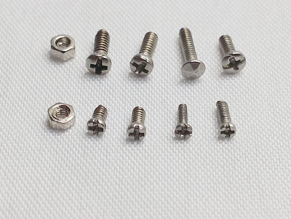 STAINLESS STEEL SCREWS MACHINE FOR PC GLASSES MOBILE PHONE, 1PC per