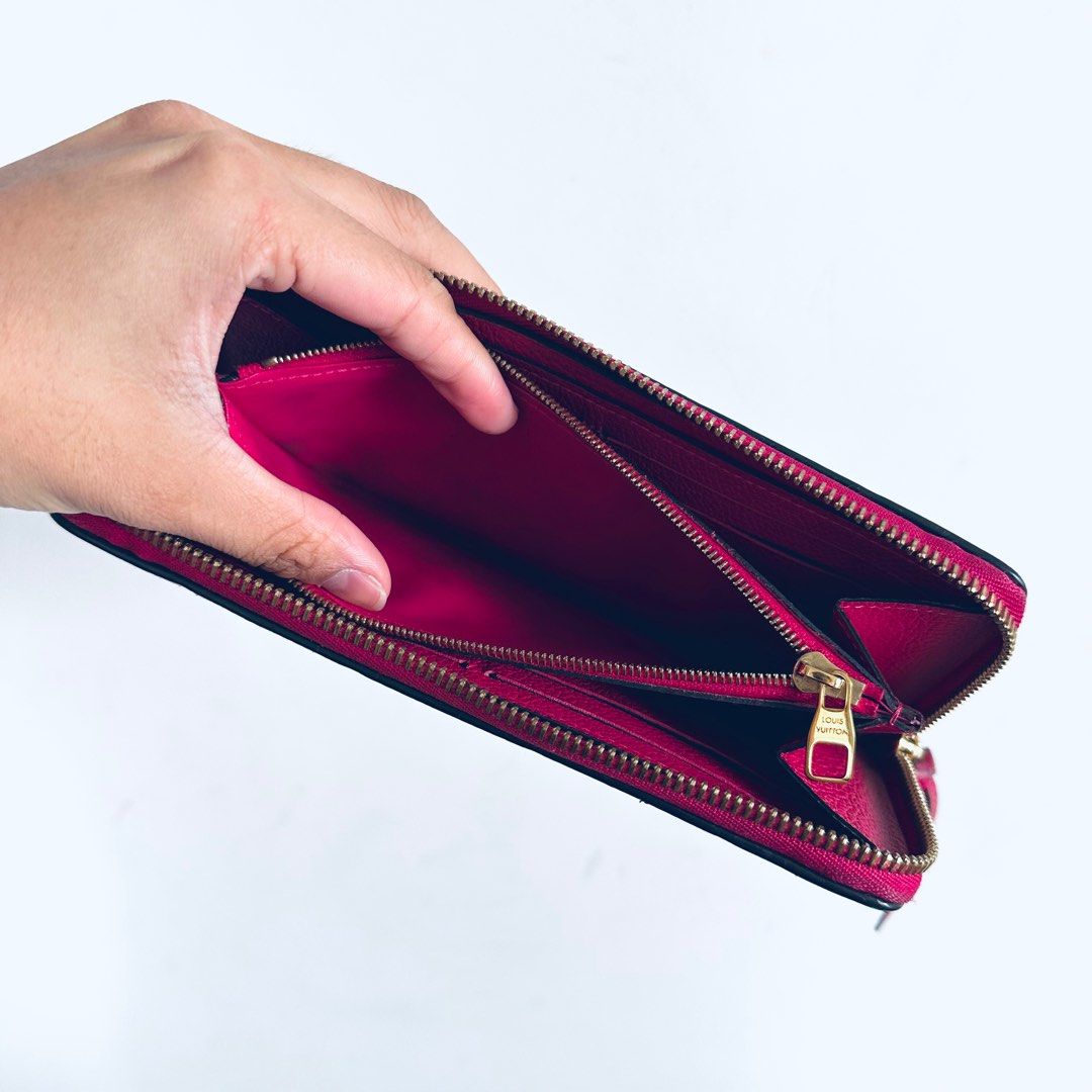 LOUIS VUITTON Hot Pink Monogram Empriente Clemence Long Wallet – The Luxury  Lady