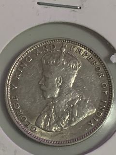 Straits Settlement King George V 20 cents