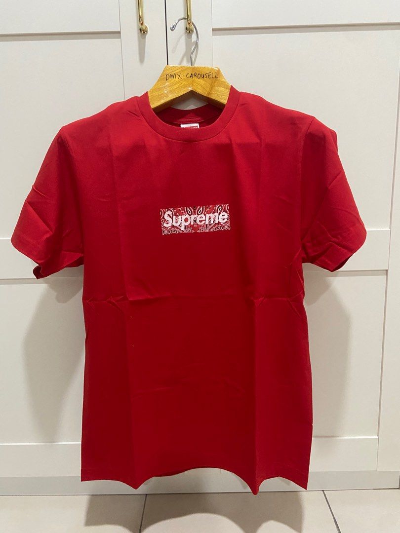 Supreme Supreme Bandana Box Logo Tee Red