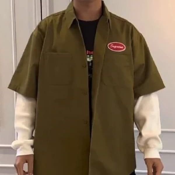 Supreme work shirt discount