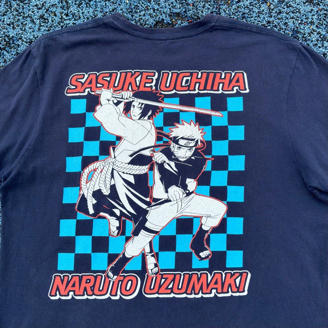 T Shirt Uzimaki Naruto Sasuke Uchiha