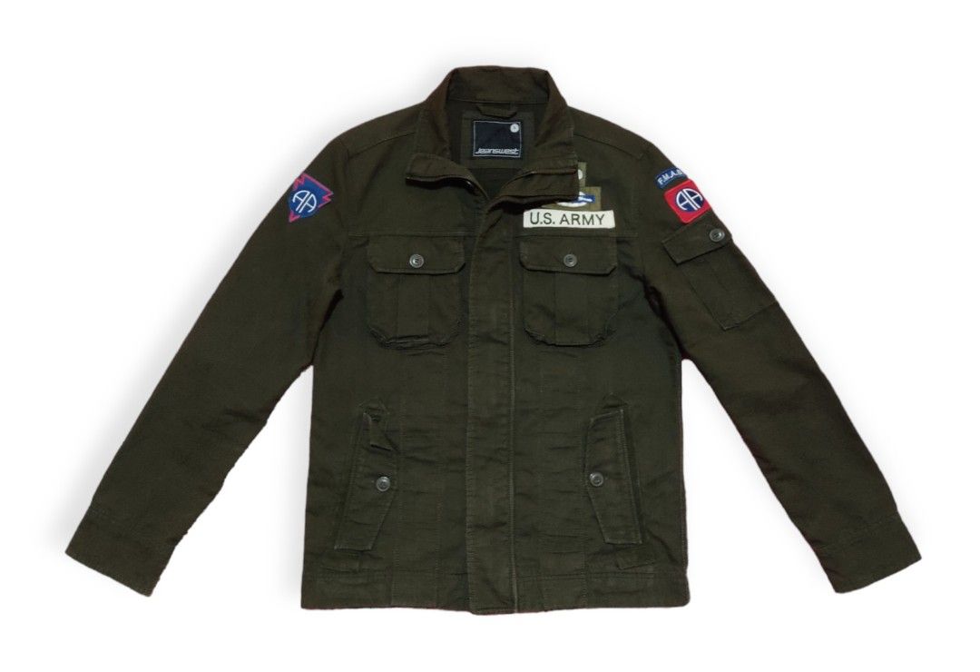 U.S AIRBORNE ARMY Jacket With Patches