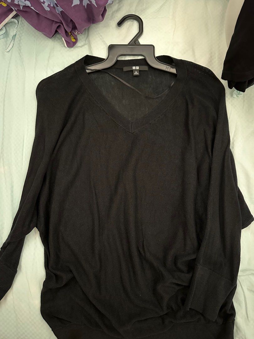 Thin black cardigan hot sale