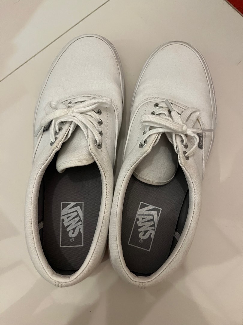 All white new arrivals van shoes