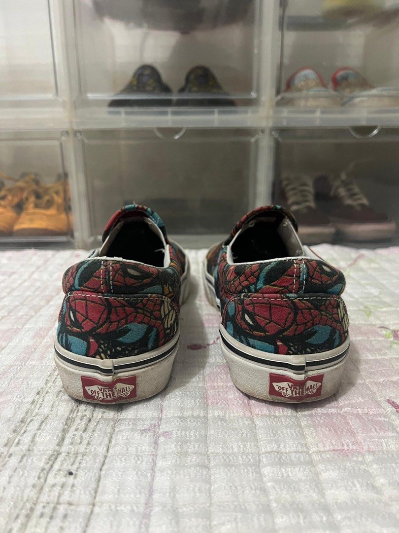 Spiderman vans slip on outlet