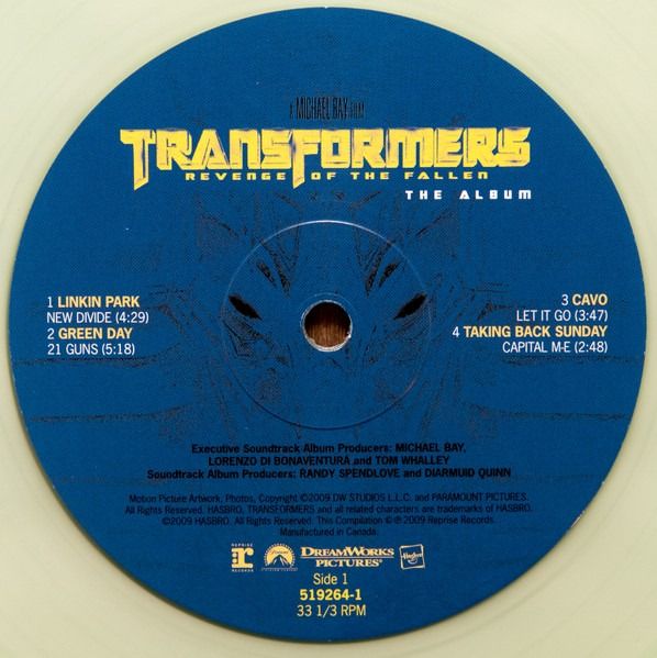 Transformers revenge of sale the fallen album