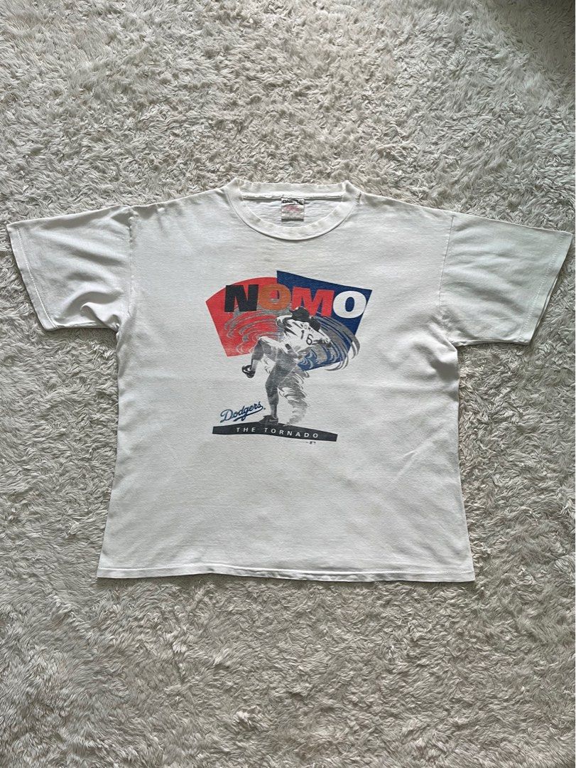 Women's Hideo Nomo Name & Number T-Shirt - Black - Tshirtsedge