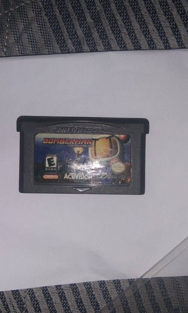 Vintage Gameboy Advance Game: Bomberman (Category: Nintendo) located in Manila. Submitted by redron.dolarrylan (Listing ID 1260322943, Image 1). Description: Vintage Gameboy Advance Game: Bomberman.