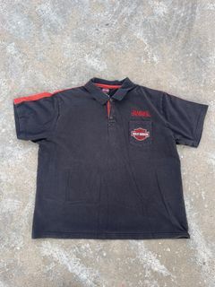 Vintage Harley Davidson collared tee