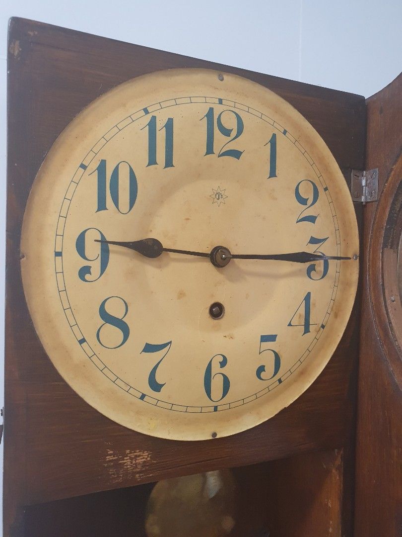 Vintage Junghans wall Clock, Furniture & Home Living, Home Decor